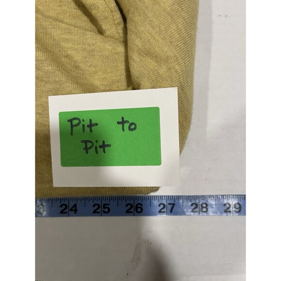 KERISMA Womens Yellow Sweater Sz S/M Wool Relaxed Comfy Cabincore Cozy Lagenlook - Picture 8 of 11